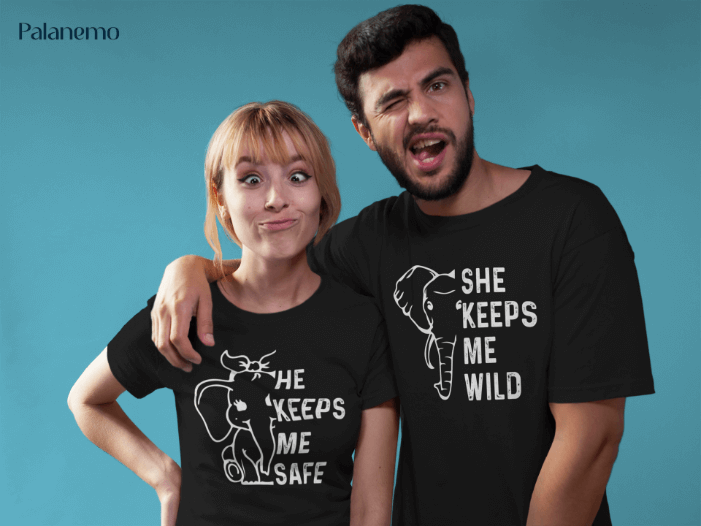 T-Shirts mit Sprüchen für Paare